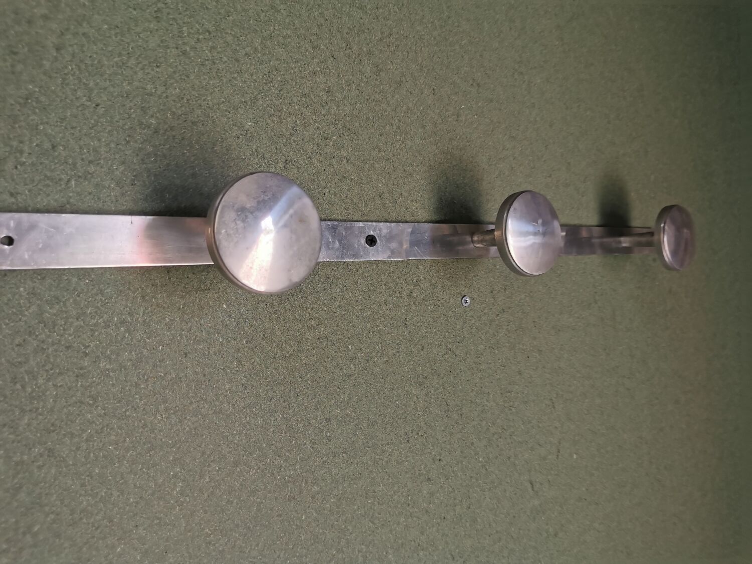 Vintage chromed metal hook