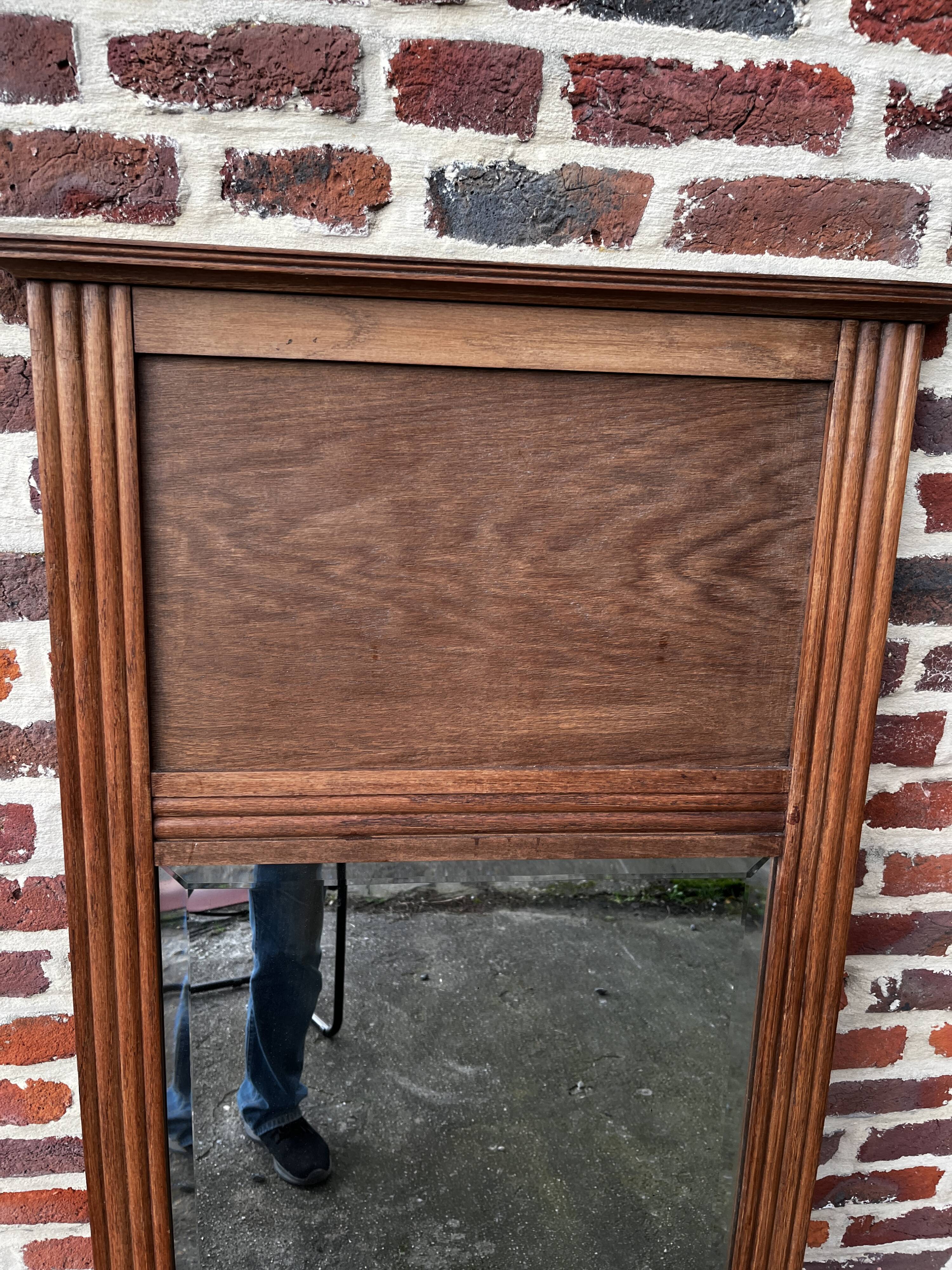 Solid wood mirror