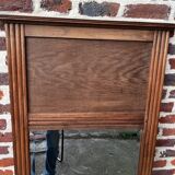 Solid wood mirror