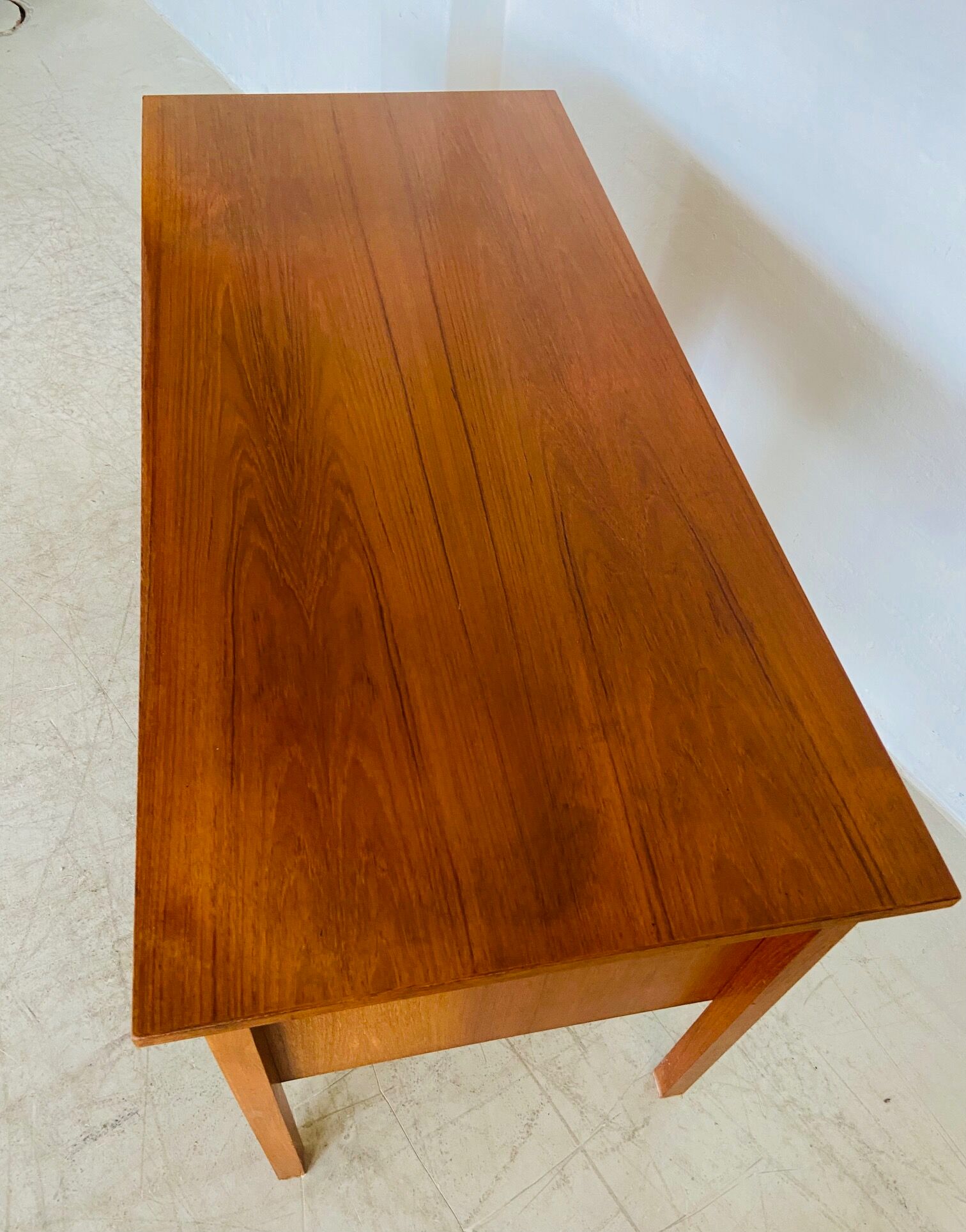 Vintage retro Danish mid-century teak desk by Bent Silberg Møbler 1960s