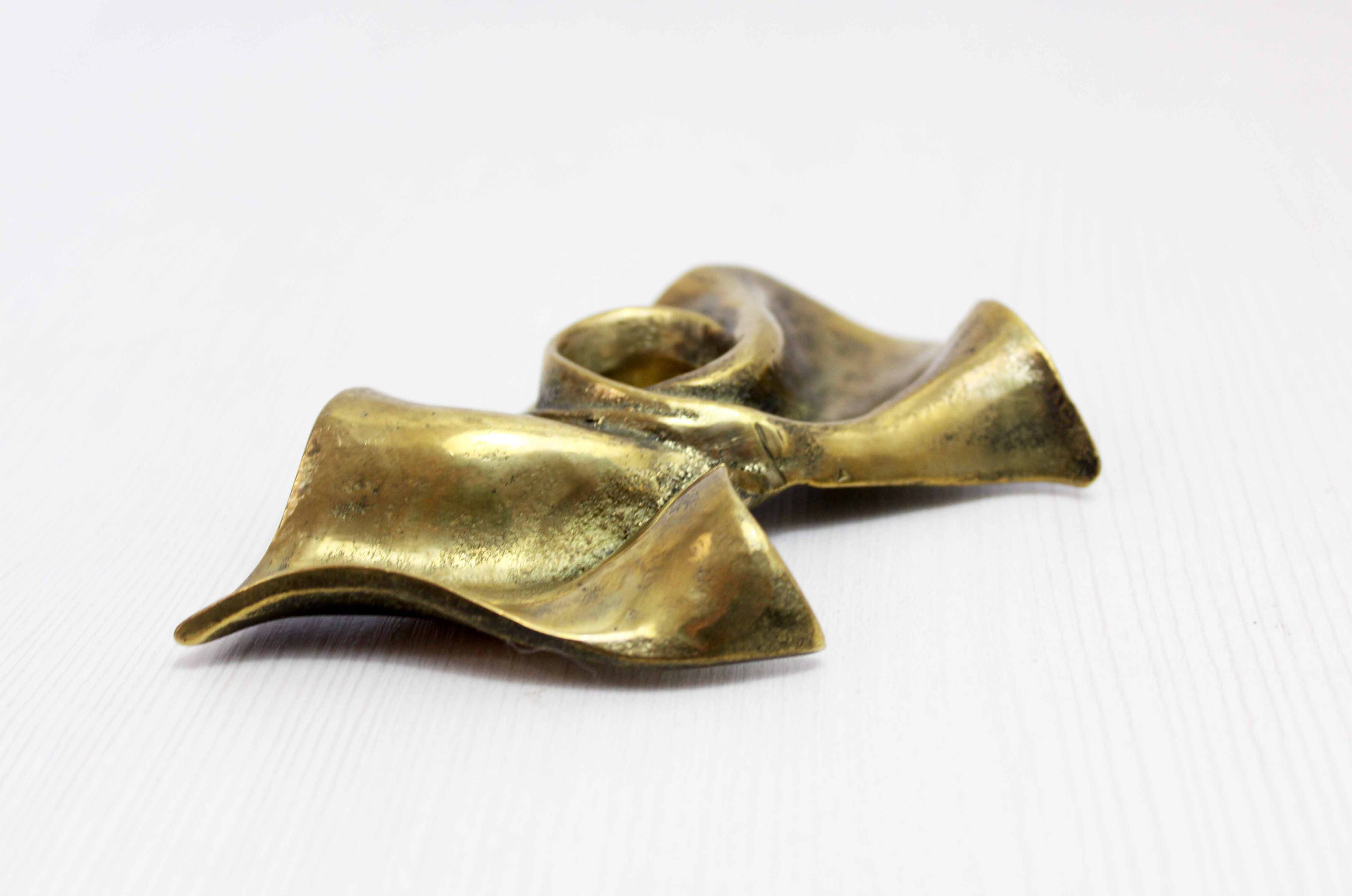Bougeoir en bronze 1950