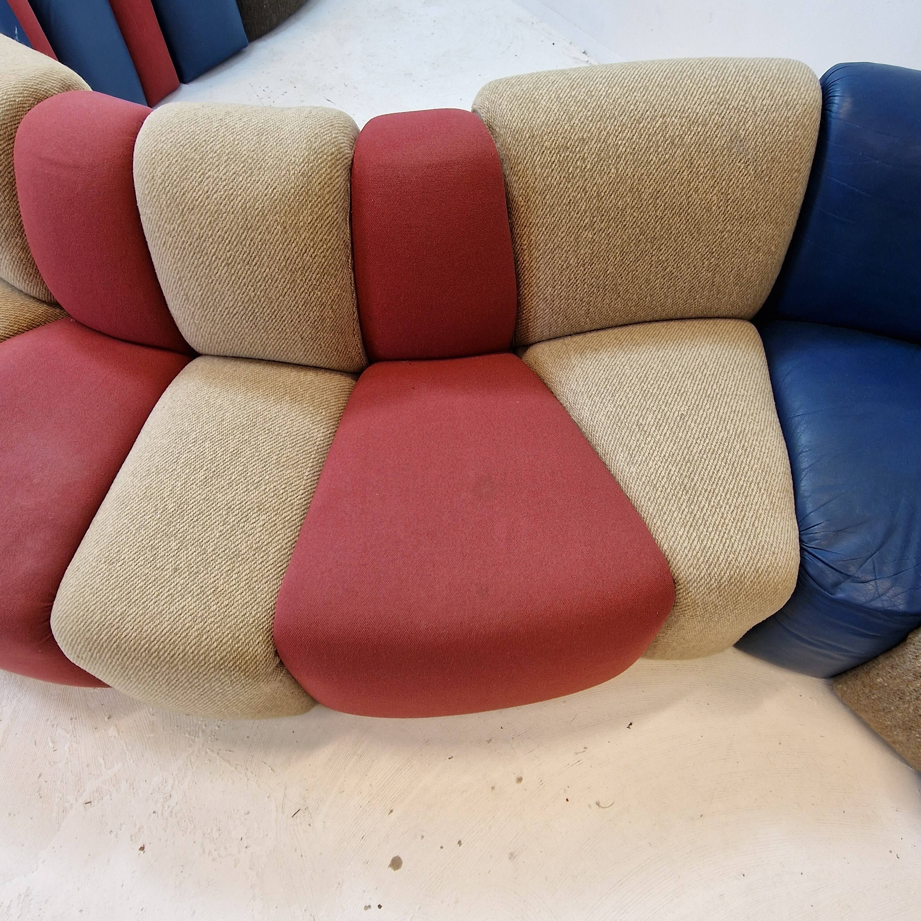 Huge "Mississippi" Lounge Sofa by  Groupe Artifort, 1970's