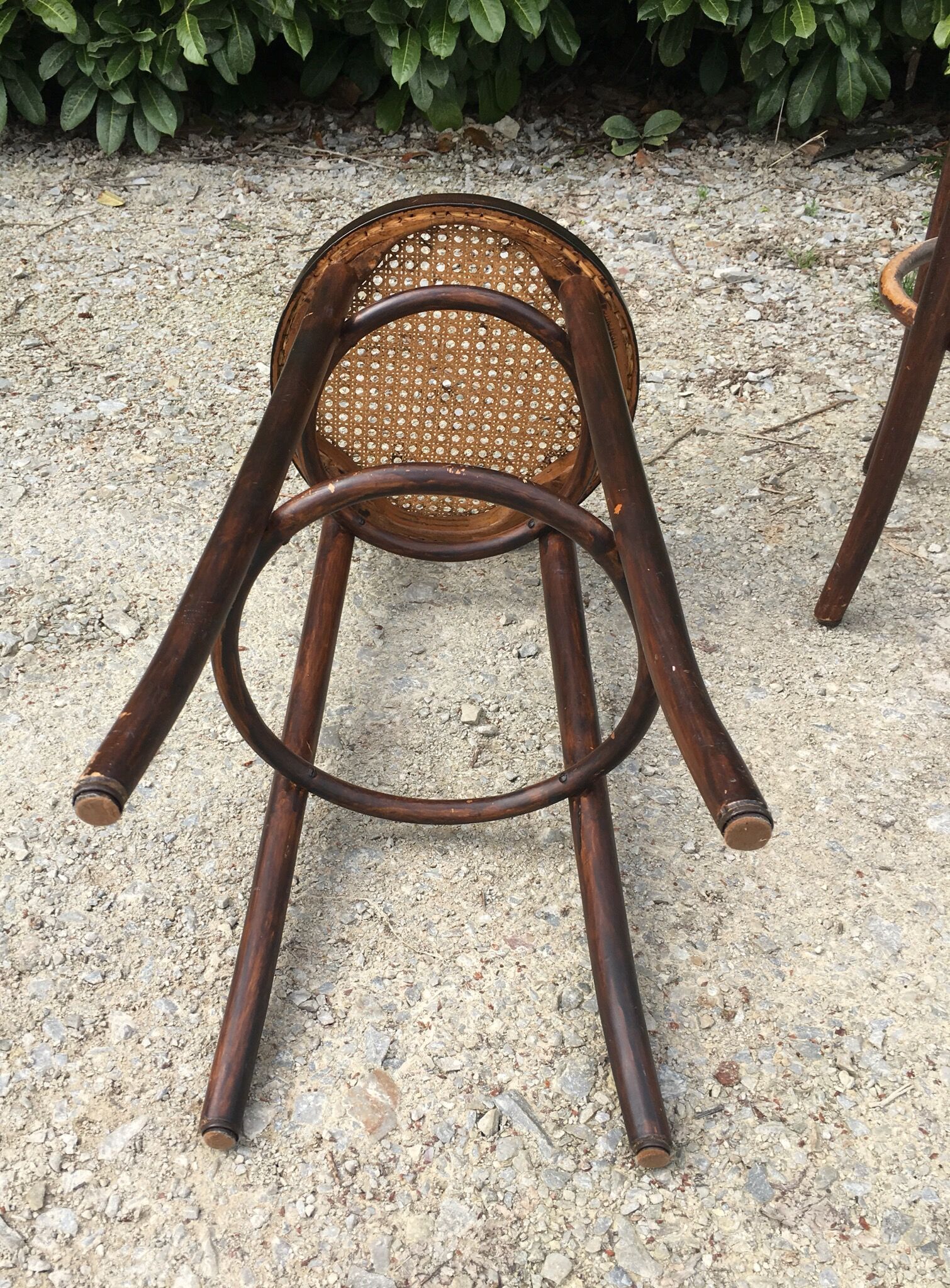 Pair of bar Thonet stool