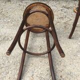 Pair of bar Thonet stool