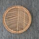 Round rattan top