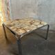 Marble and epoxy coffee table, Bauhaus style, 1960s