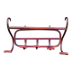 Antique curved wooden wall coat rack