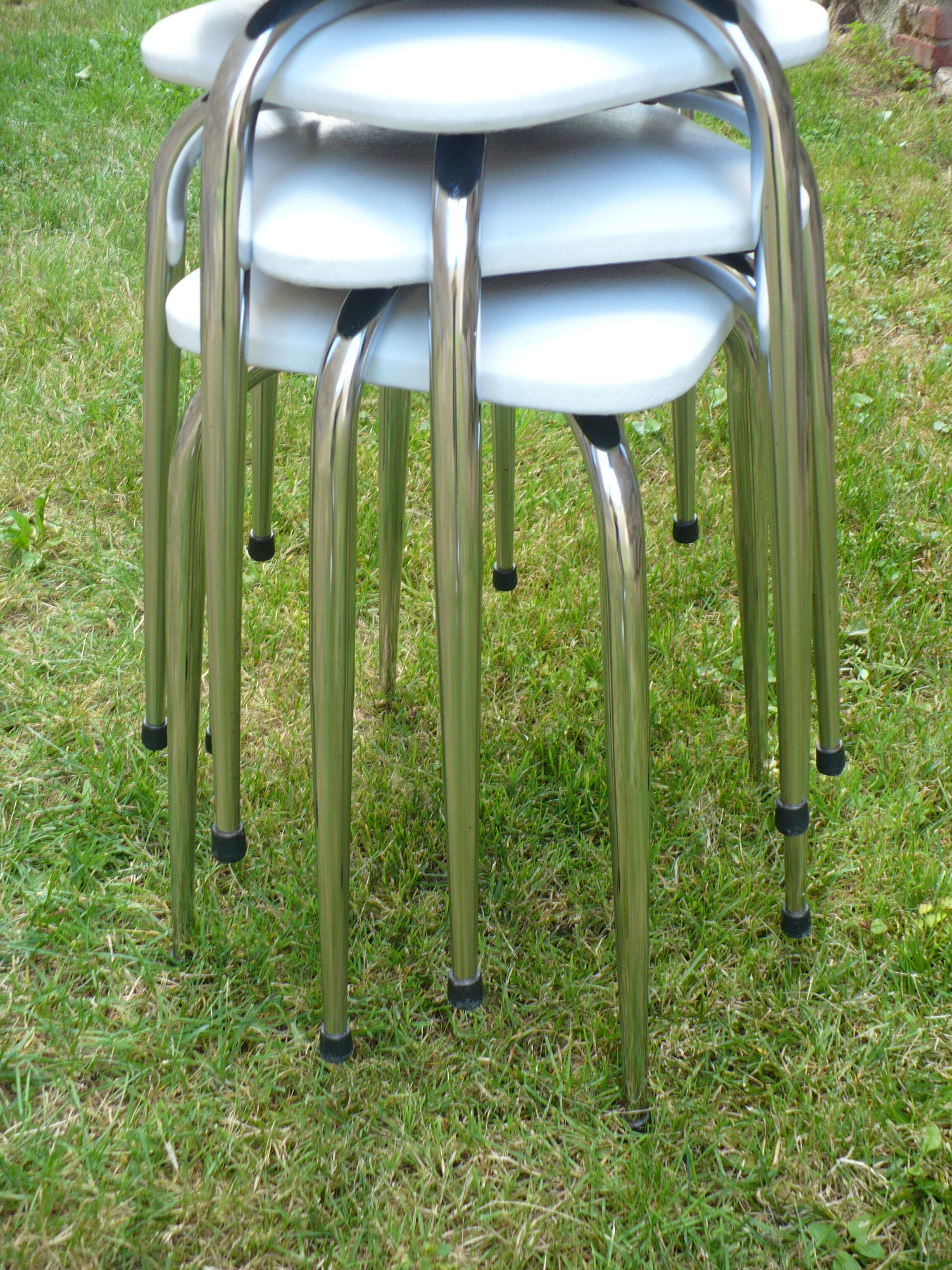 Set of 4 vintage stools