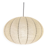 Modern mid-century Cocoon pendant lamp by Friedel Wauer for Goldkant Leuchten, Germany, 1960s.