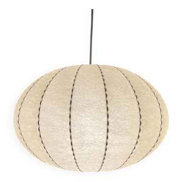 Modern mid-century Cocoon pendant lamp by Friedel Wauer for Goldkant Leuchten, Germany, 1960s.