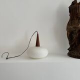 Opaline pendant light Louis Kalff