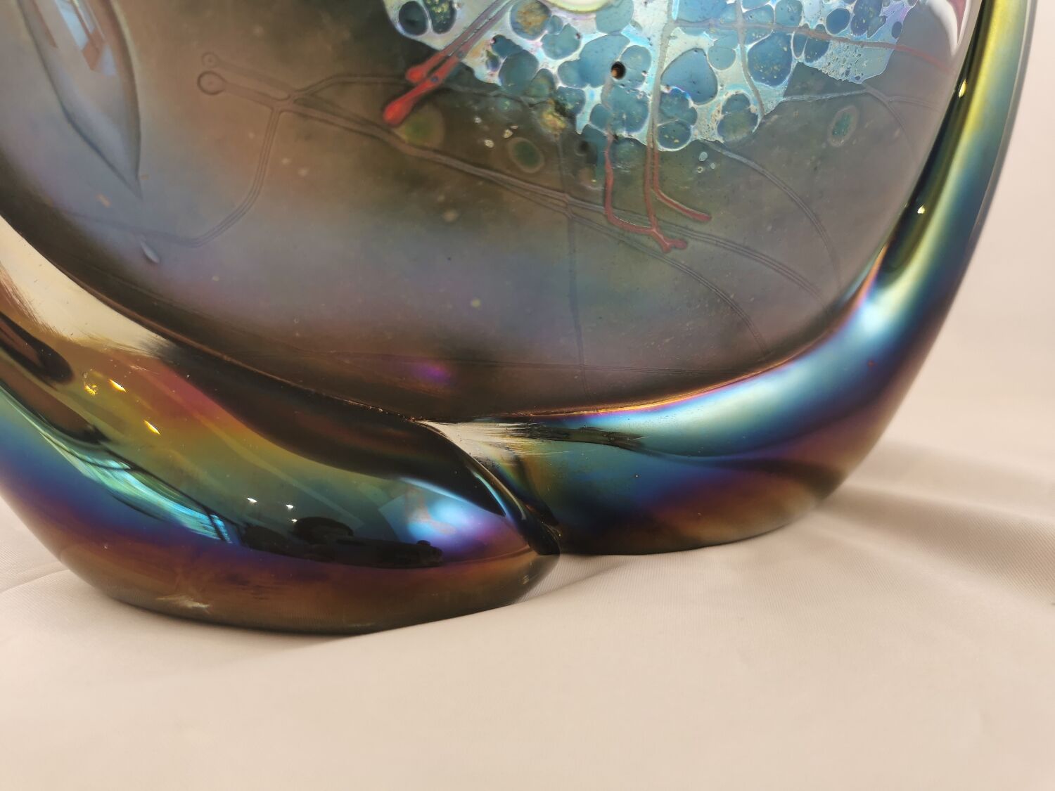 "Cord foot" vase, signed Robert Pierini, 1990s