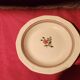 Hollow round plate Armelle Sarreguemines hand-painted
