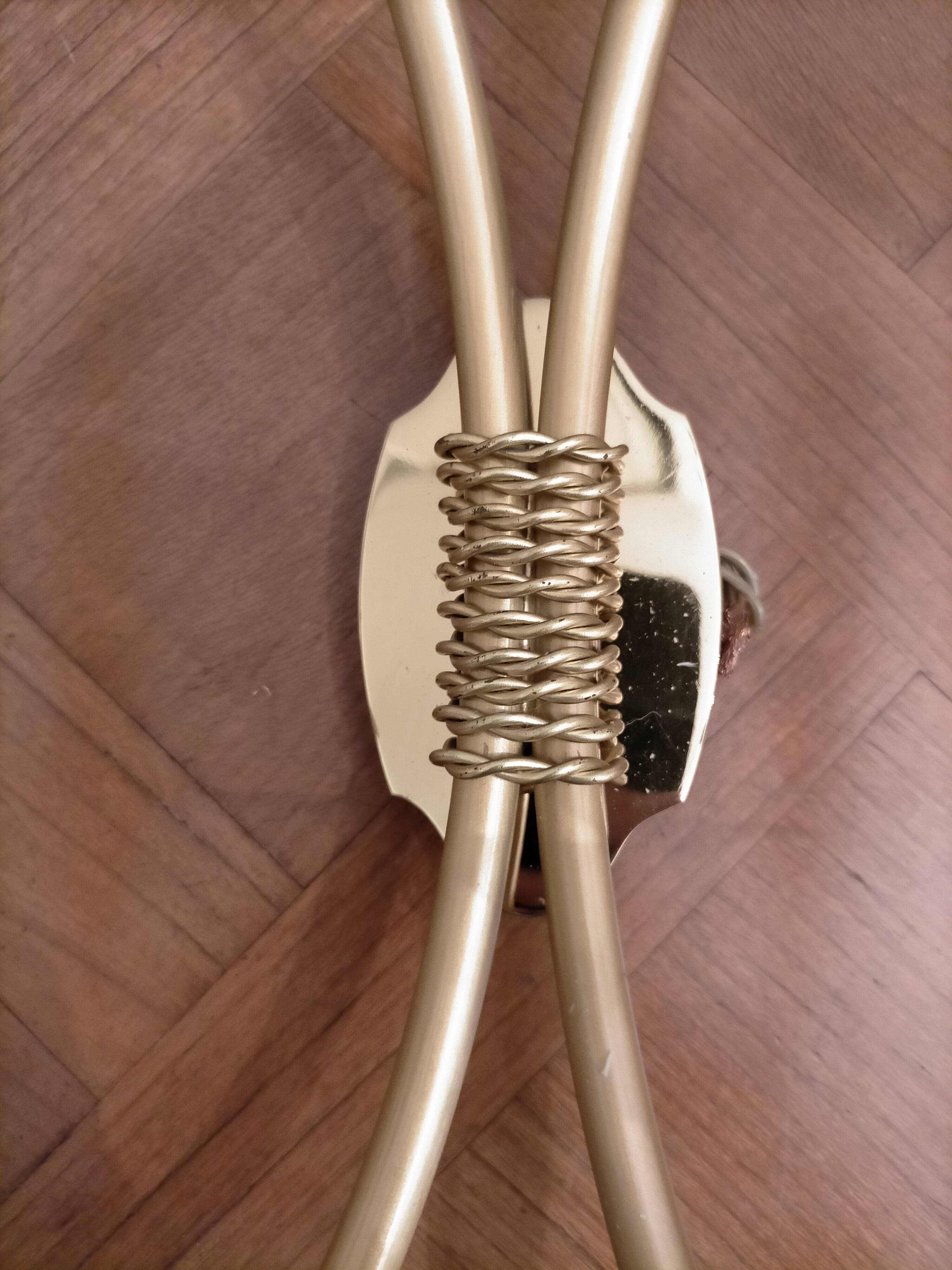 Classic applique Lucien Gau 4132 - 2 lights - Decorative details Links - H 32 cm, W 27 cm