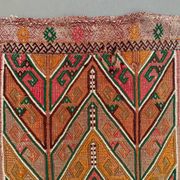 Vintage Turkish Mini Kilim 90x49 cm Wool Small Kelim Runner, shabby Chic