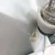 White metal wall light in good condition. By Anvia, The Netherlands.