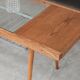 Table basse en bois, métal et verre par Jitona 1960