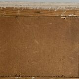 Framed wood painting