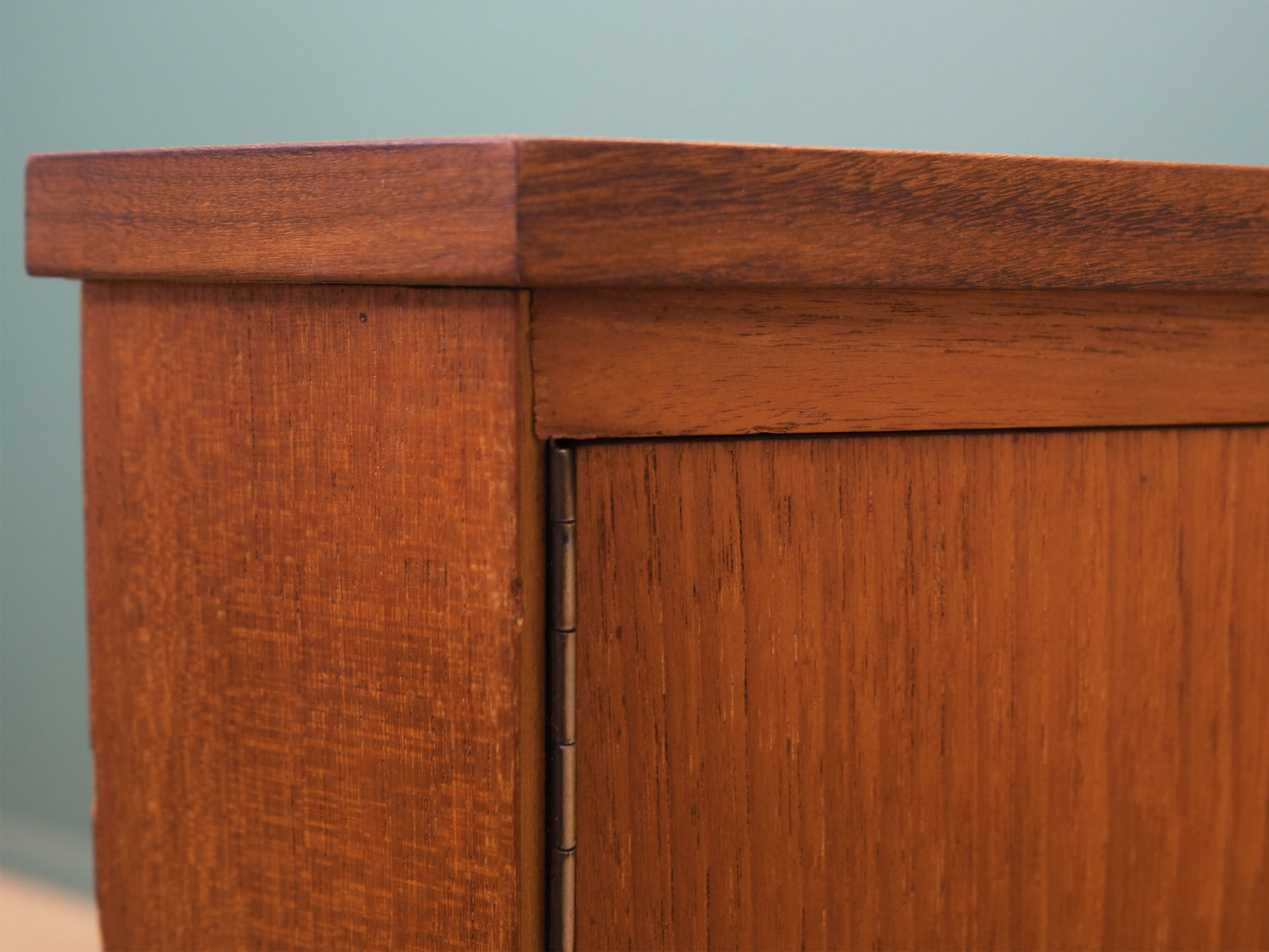 Teak corner buffet, Danish design, 1970s, made in Denmark