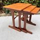 Vintage Scandinavian teak nesting tables by "Victor B Wilkins"