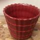 1950s Pleated Ceramic Cache Pot Bordeaux St-Clement H11/D14