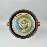 1970s Gorgeous Cocktail Shaker With Ice Bucket by Aldo Tura. Made in Italy