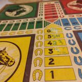 Antique Wooden Multi-Game Box - Ludo - Game of the Goose - Checkers