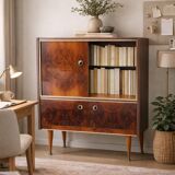 Vintage walnut buffet bar