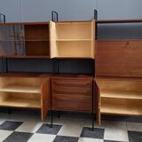 Free standing wall unit teak 1960s