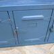 Old industrial wall unit with 5 lockers