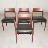 Series of 4 chairs, model MK175, 1961