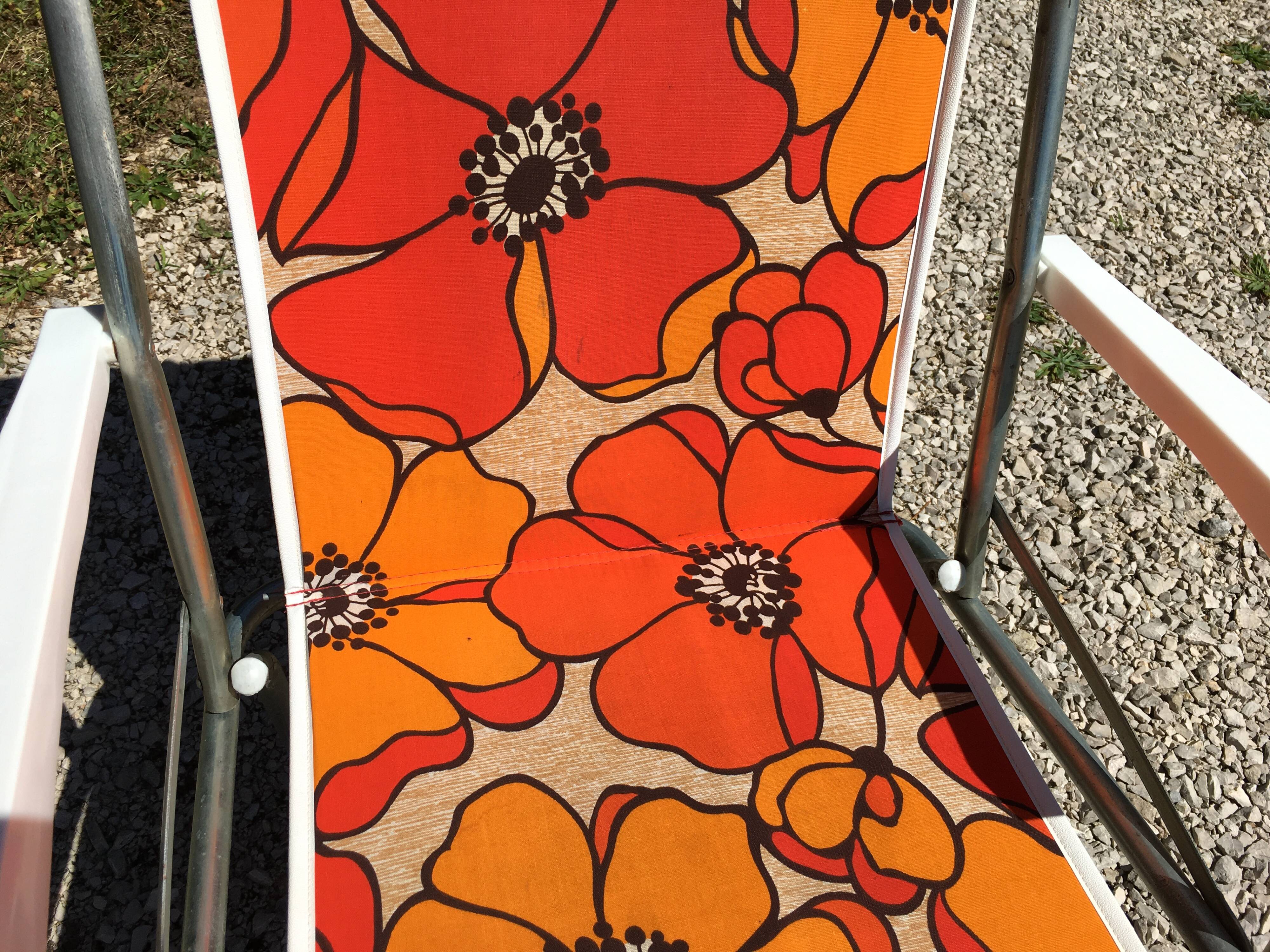 Pair of vintage camping chairs