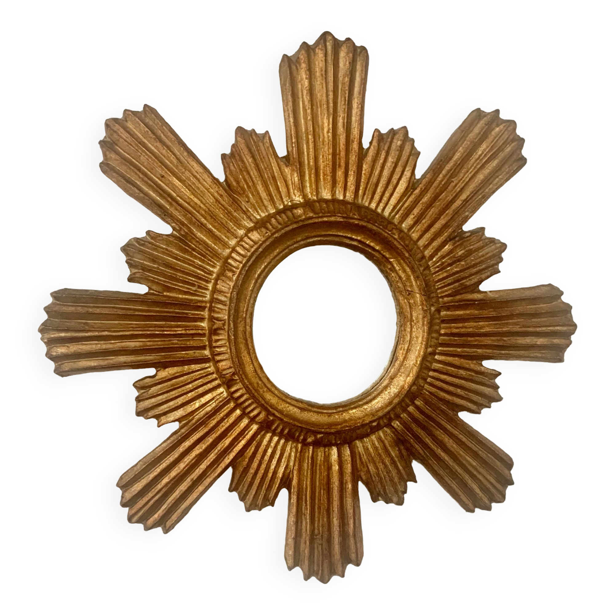 Vintage sun mirror, Italy 1950s