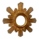 Vintage sun mirror, Italy 1950s