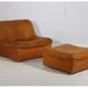 Armchair DS-46 Sede thick Buffalo, 1970 leather s