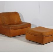 Armchair DS-46 Sede thick Buffalo, 1970 leather s