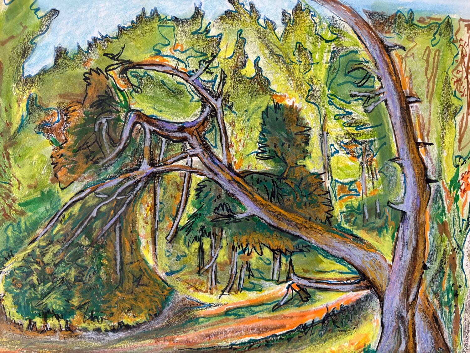 Landscape signed Martin