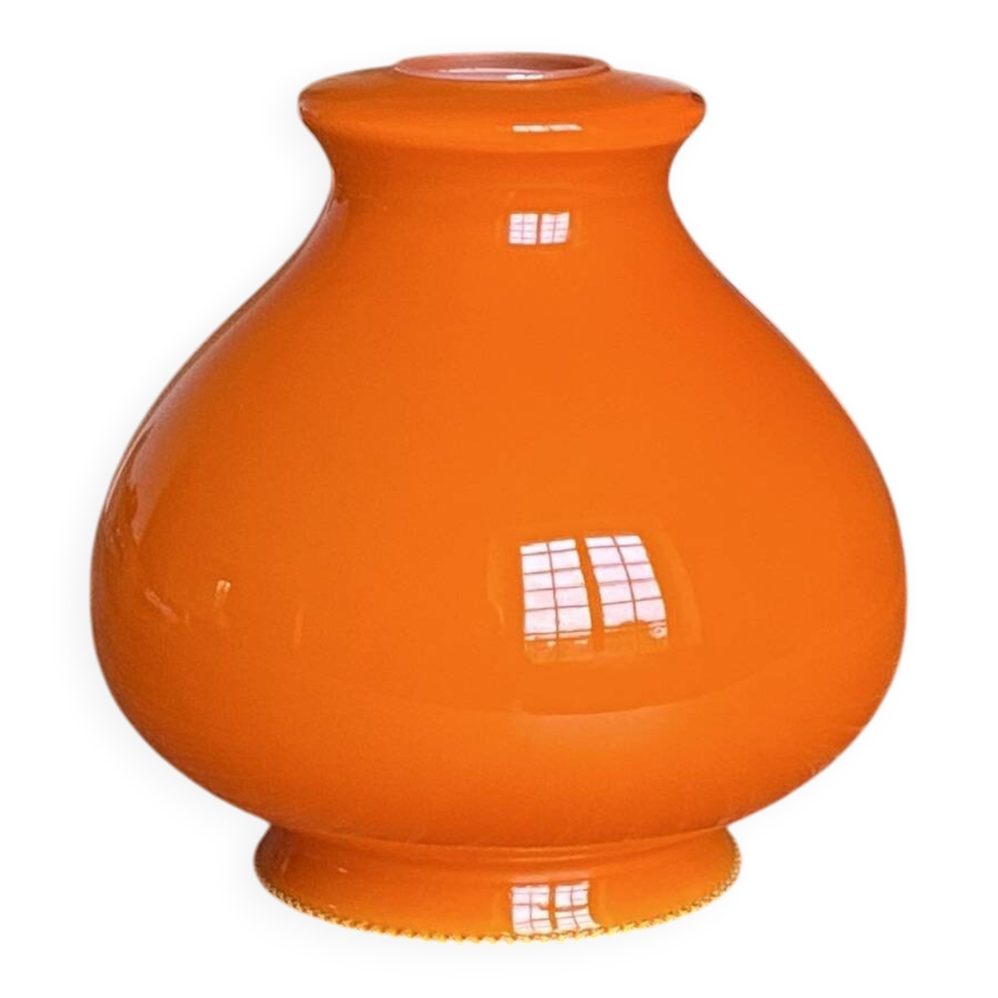 Orange lampshade from the 1970s