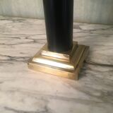 Lamp with brass foot