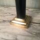 Lamp with brass foot