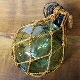 Peach ball with macrame