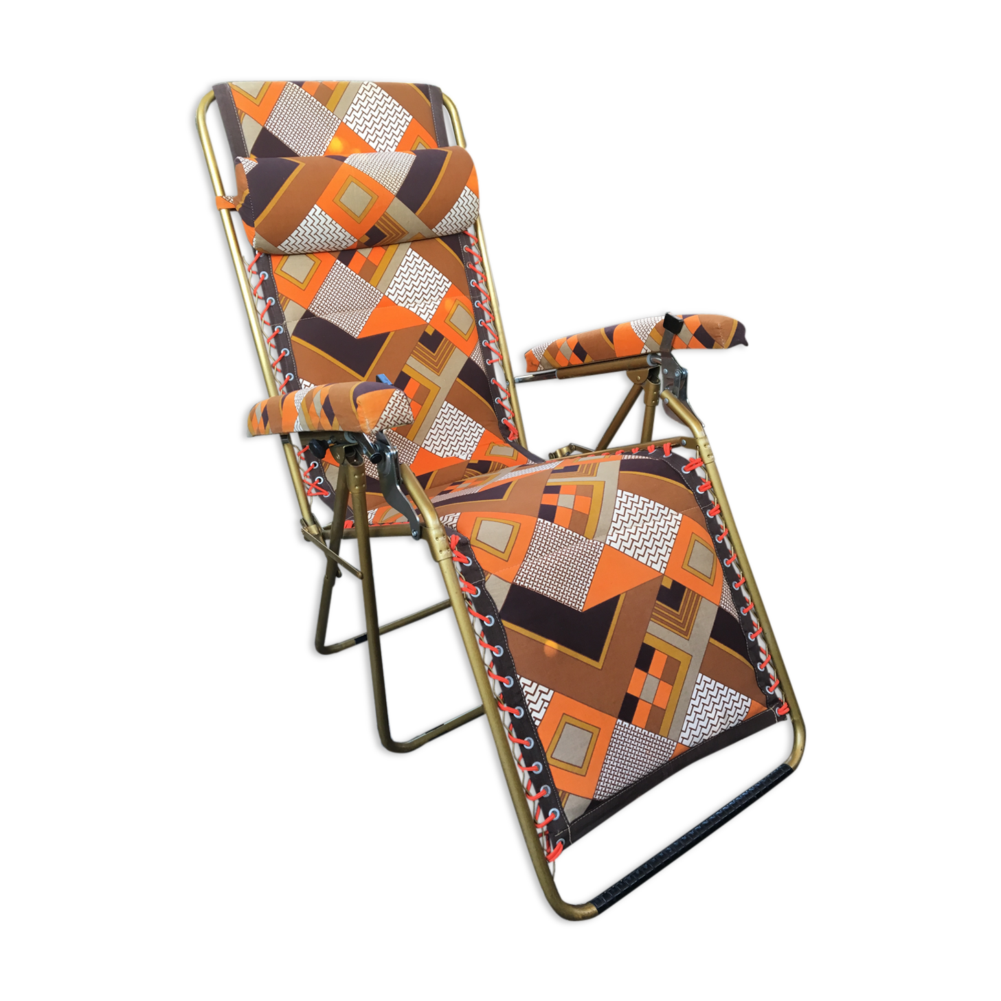 Transat Starlax Lafuma vintage 70s