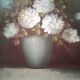 Vintage oil painting still life rose signed C.Johnson