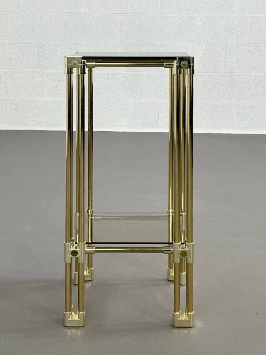 Brass and Glass End Column, 1970s