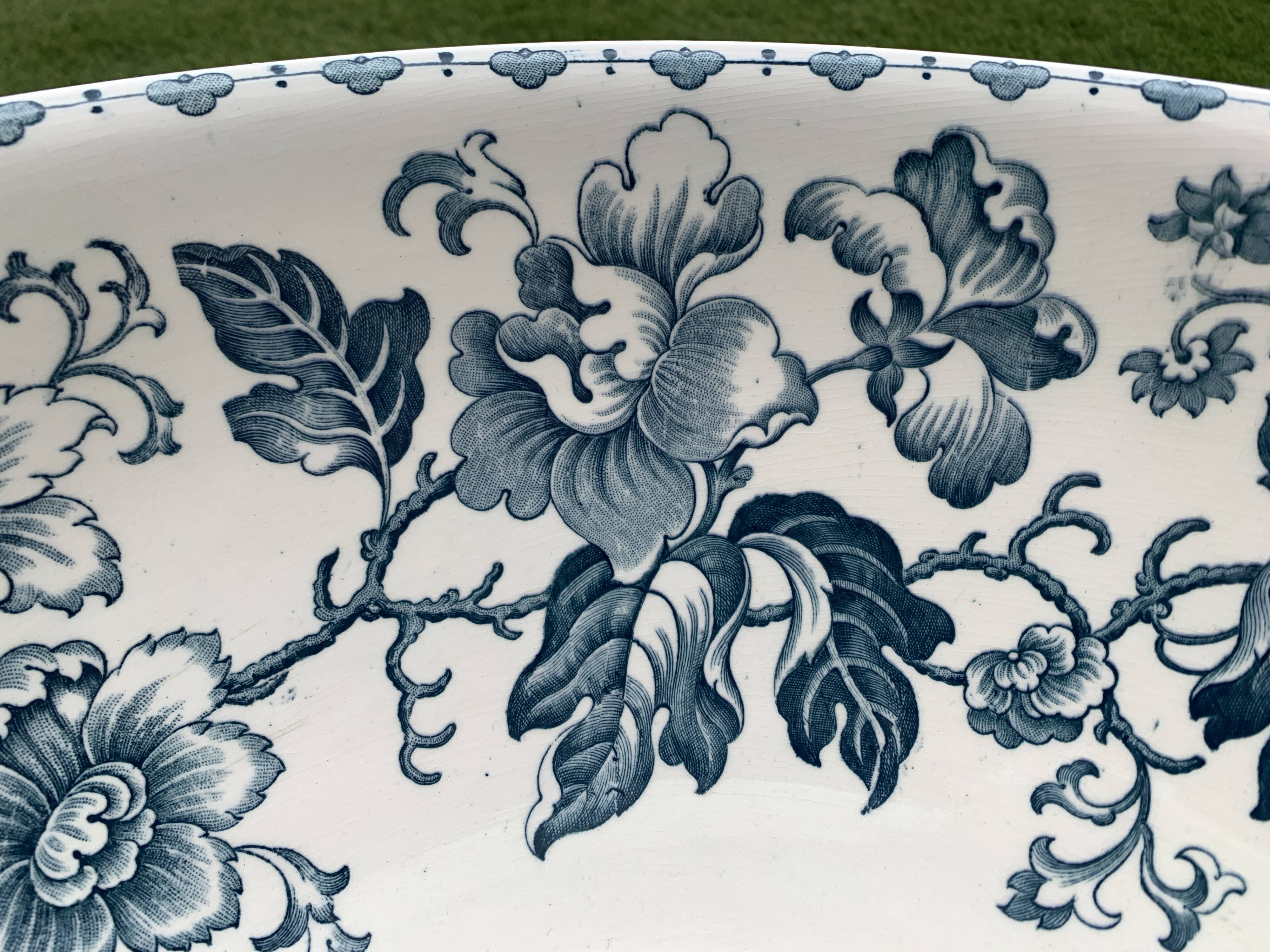 Bowl in Longwy earthenware, lemon model