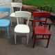 6 chaises bistrot peintes