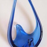 Viartec basket blue Colbat 70s Height 29.4 cm