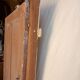 Old glazed door with its shutter
