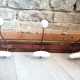 Porcelain wood coat holder