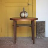 Vintage table, wooden table, two-tier table, living room table, side table.